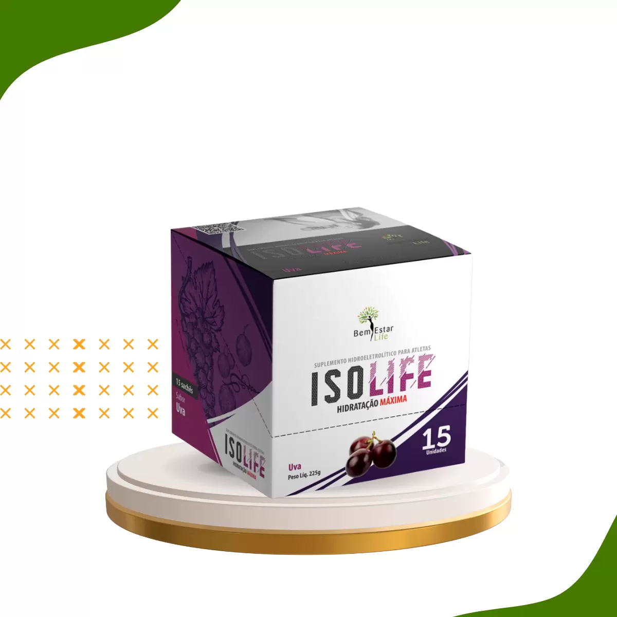 ISOLIFE ISOTONICO, 15 SACHET - NOVO SABOR UVA