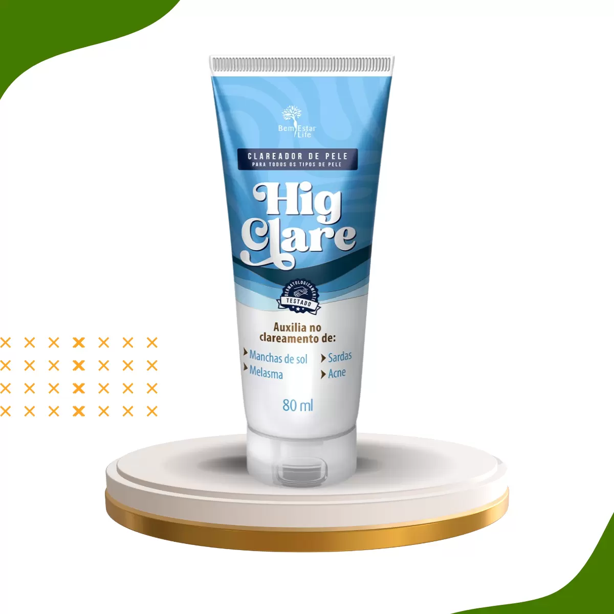 CREME HIG CLARE - CREME CLAREADOR 