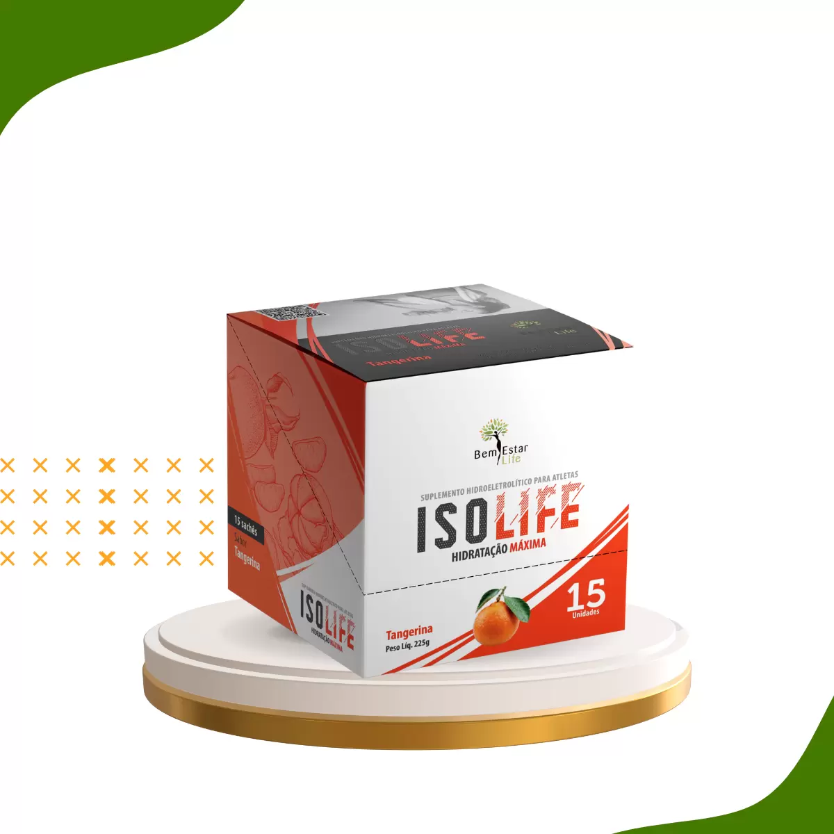ISOLIFE ISOTONICO, 15 SACHET - SABOR TANGERINA