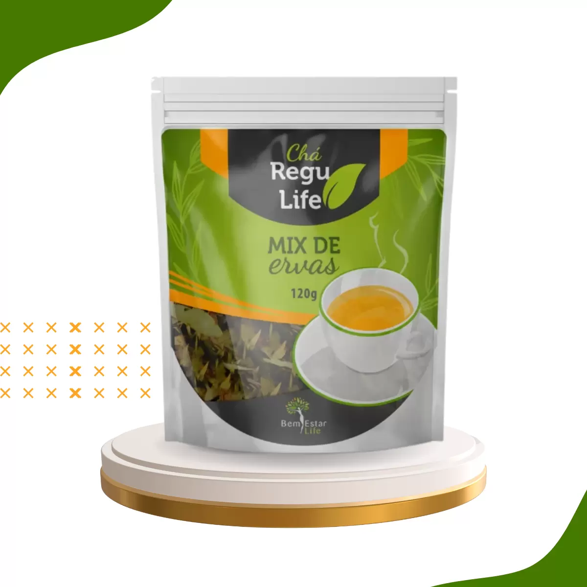 CHA REGU LIFE - PACOTE 120 GR