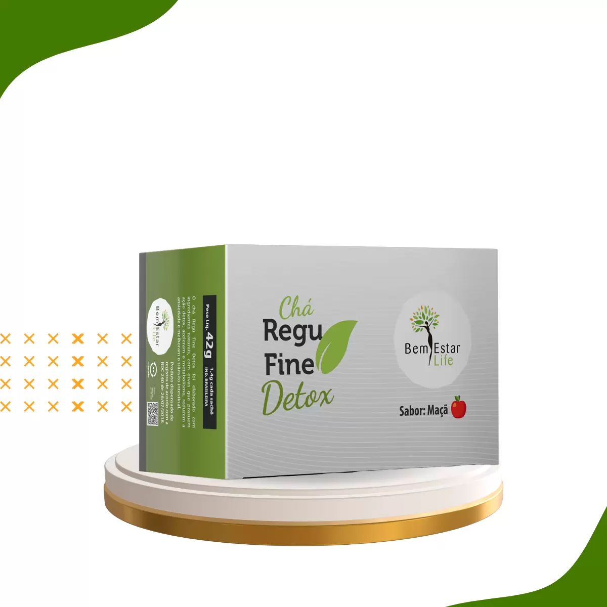 CHÁ REGU FINE DETOX - 30 SACHE