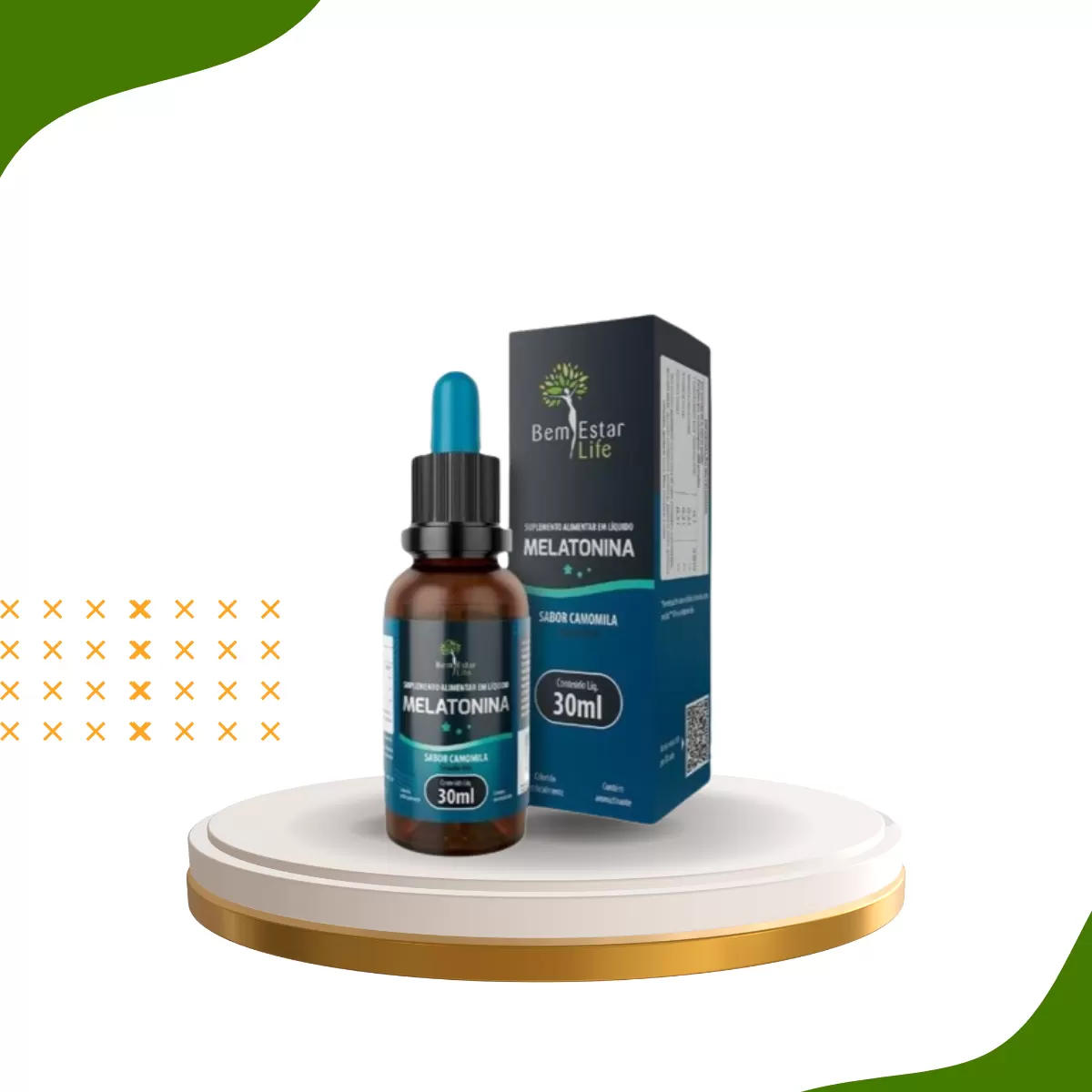 MELATONINA EM GOTAS -SABOR CAMOMILA 