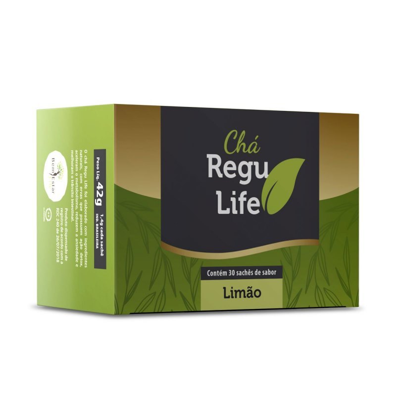 CHA REGU LIFE 30 SACHET * SABOR LIMAO*