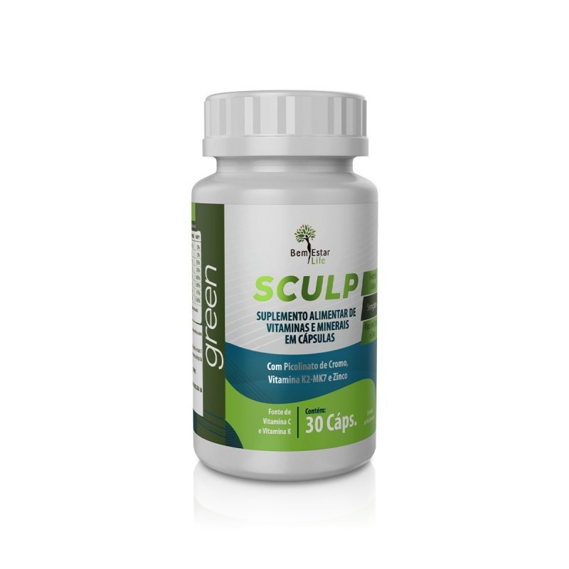 SCULP GREEN - 30 CAPS -DETOX